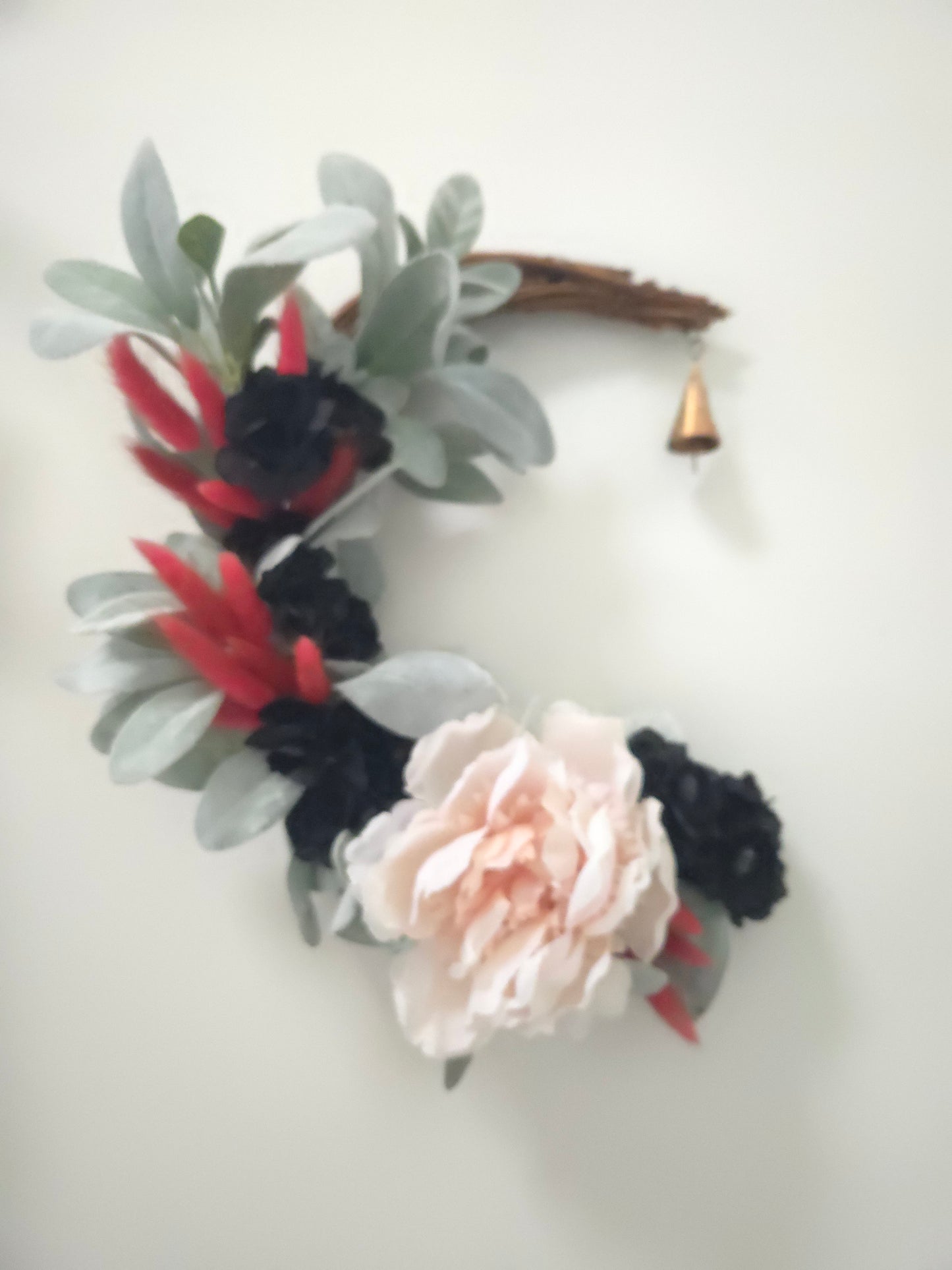 The Whispering Crescent Moon Wreath