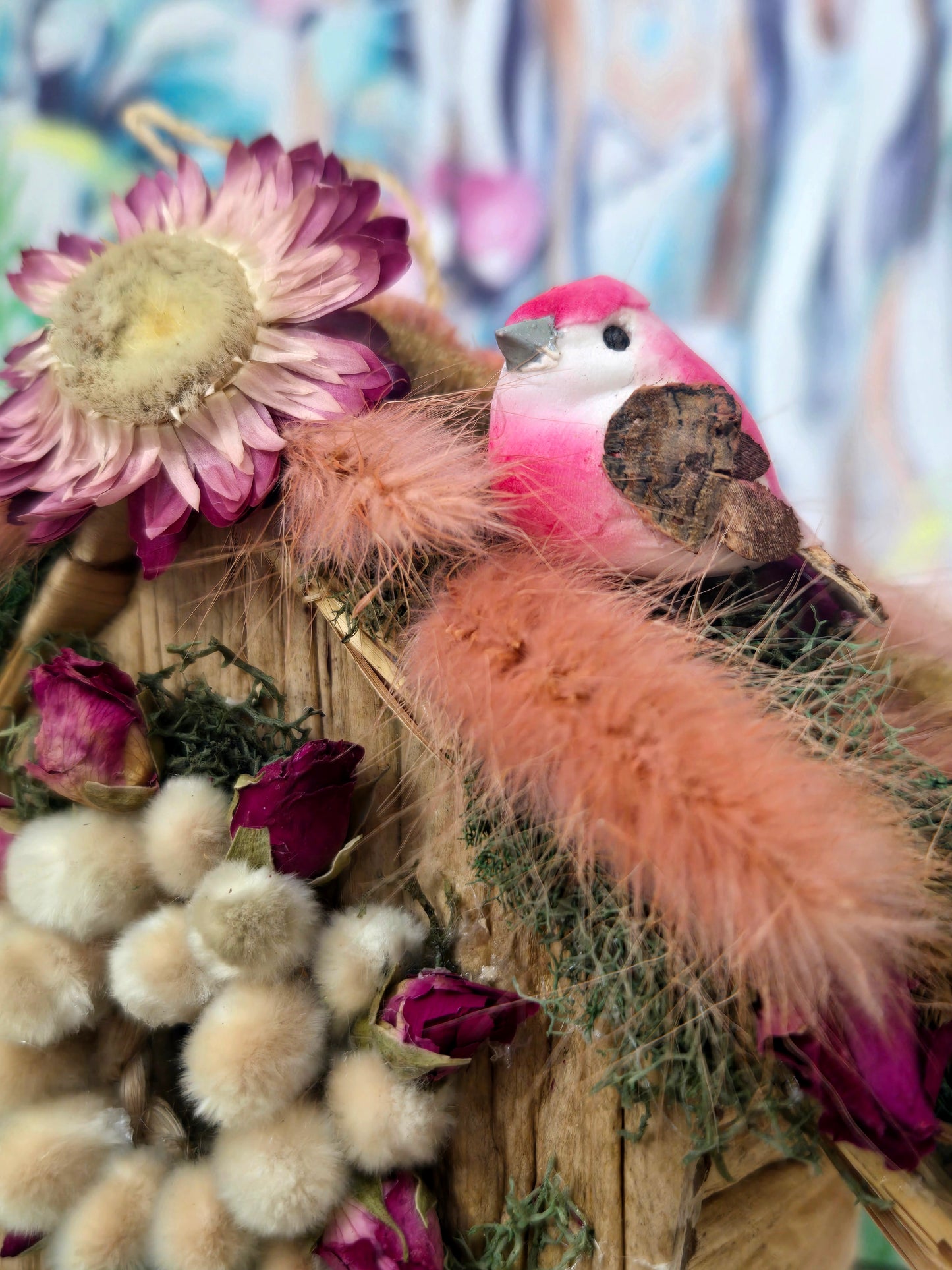 The Pink Petal Inn Mini Birdhouse