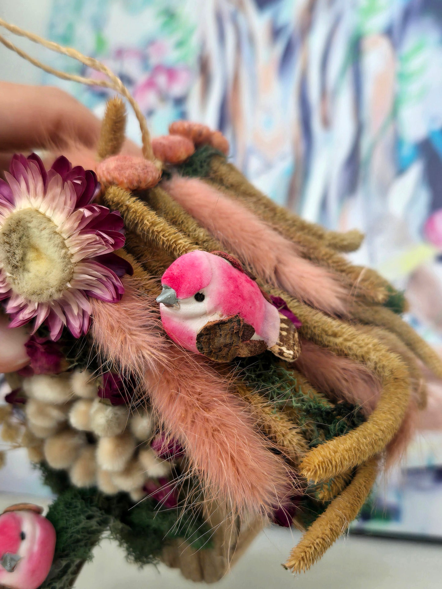 The Pink Petal Inn Mini Birdhouse